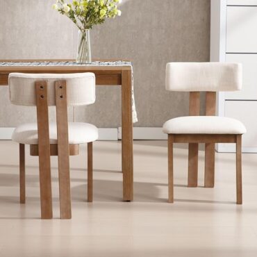Umeå – Scandinavian Dining Chair in Solid Wood -2 Pack