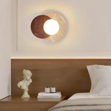 Kolvereid – Nordic Travertine Wall Light